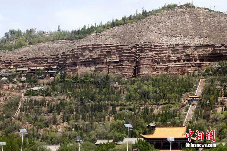 高清:探访中国第二大悬空寺 青海西宁北禅寺【9】