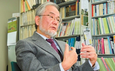 大隅良典资料照片。网络图片